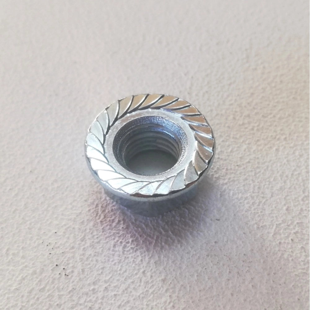 M 8 chiave 13 - 100pz dado esagonale flangiato zincato passo grosso