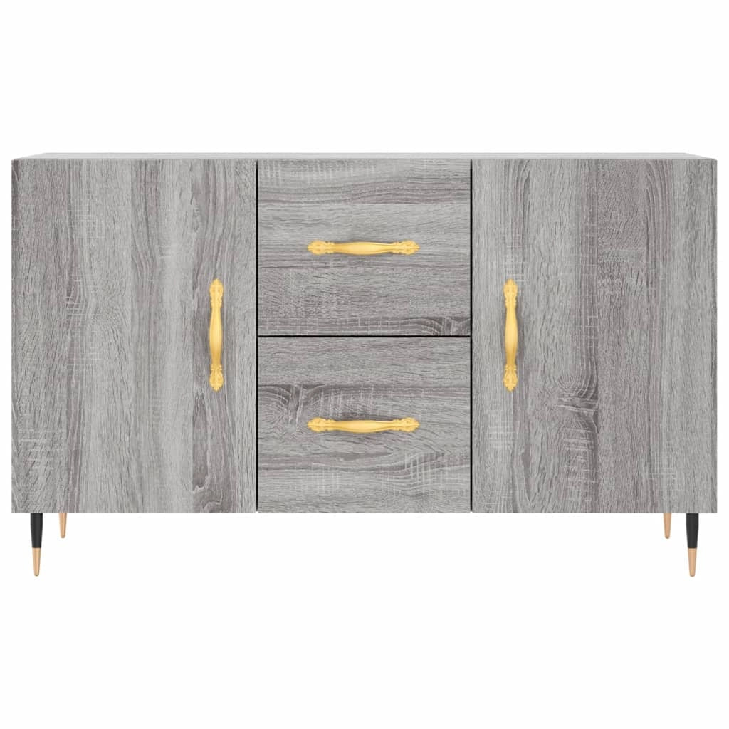 Buffet credenza cassettiera armadio mobile contenitore organizer cucina soggiorno rovere Sonoma 100 x 36 x 60 cm legno ingegnerizzato grigio 02_0036256