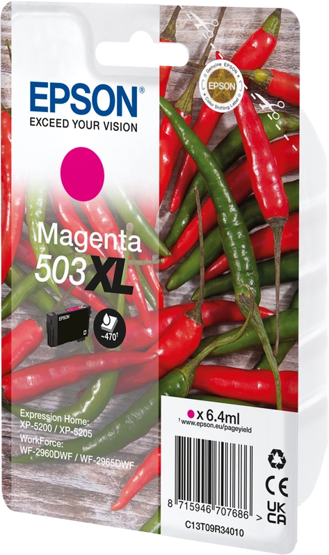 Epson 503XL cartuccia d'inchiostro 1 pz Originale Resa elevata (XL) Magenta