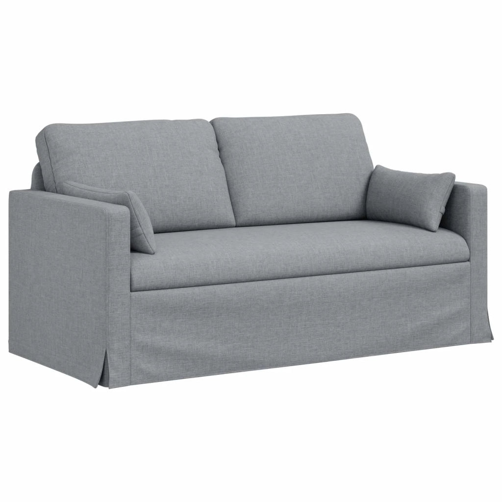 Divano Grigio chiaro 158 x 78 x 80 cm Tessuto