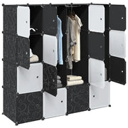 Organizzatore Portaoggetti con 16 Cubi e Aste per Appendere PP 4019584