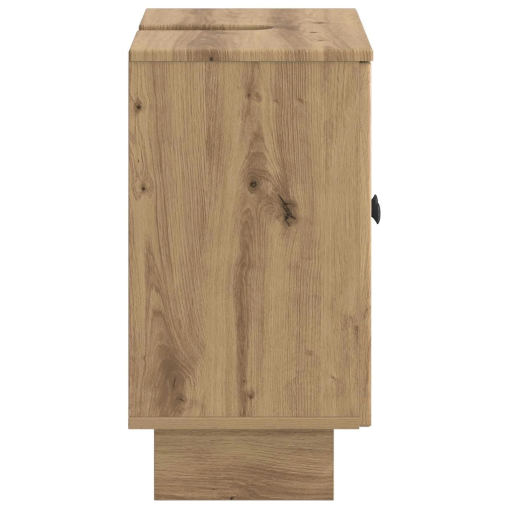 Armadio per Lavabo da Bagno EDE Rovere Artigianale 895914