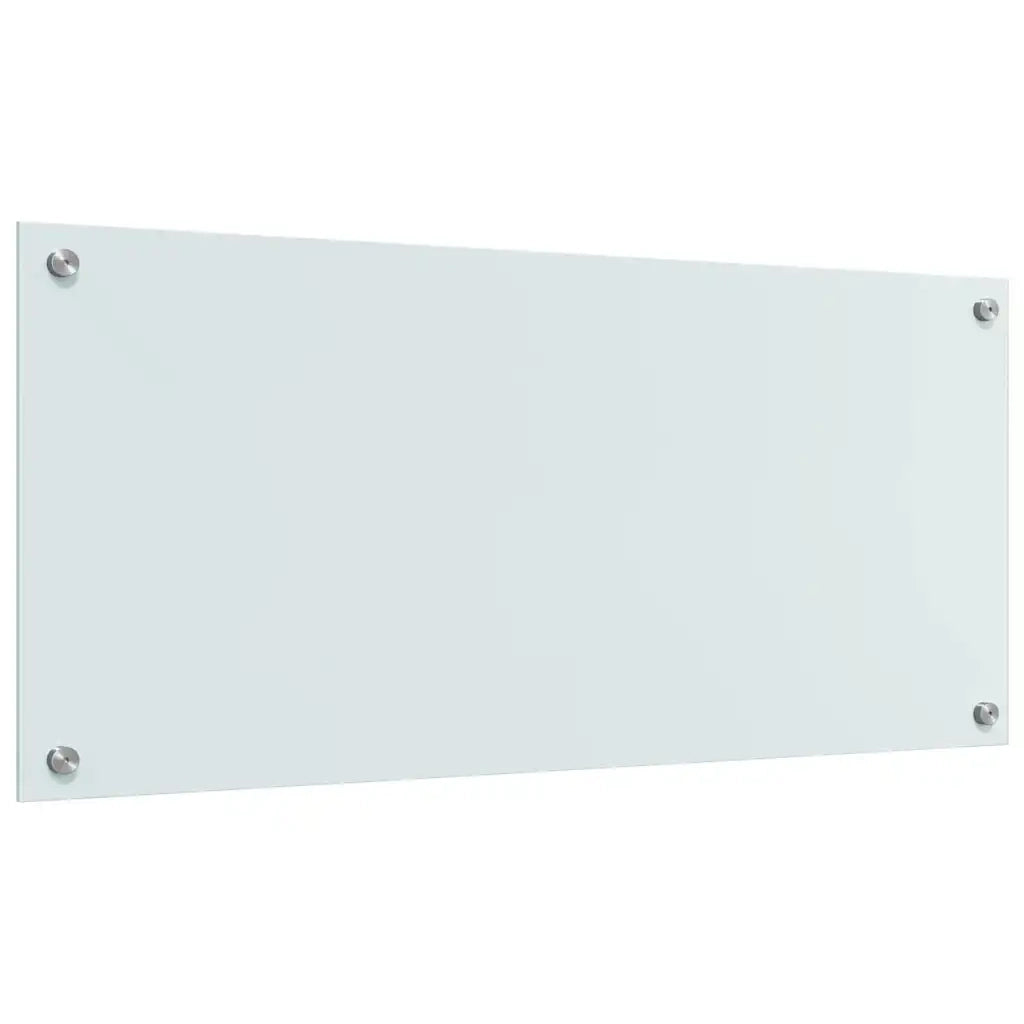 Schienale da cucina 2 pcs Bianco 90 x 40 cm vetro temperato 3415524