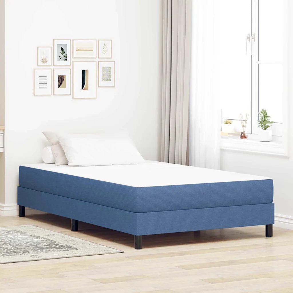 Materasso da Letto con materasso Blu 120 x 200 cm Tessuto 42008284
