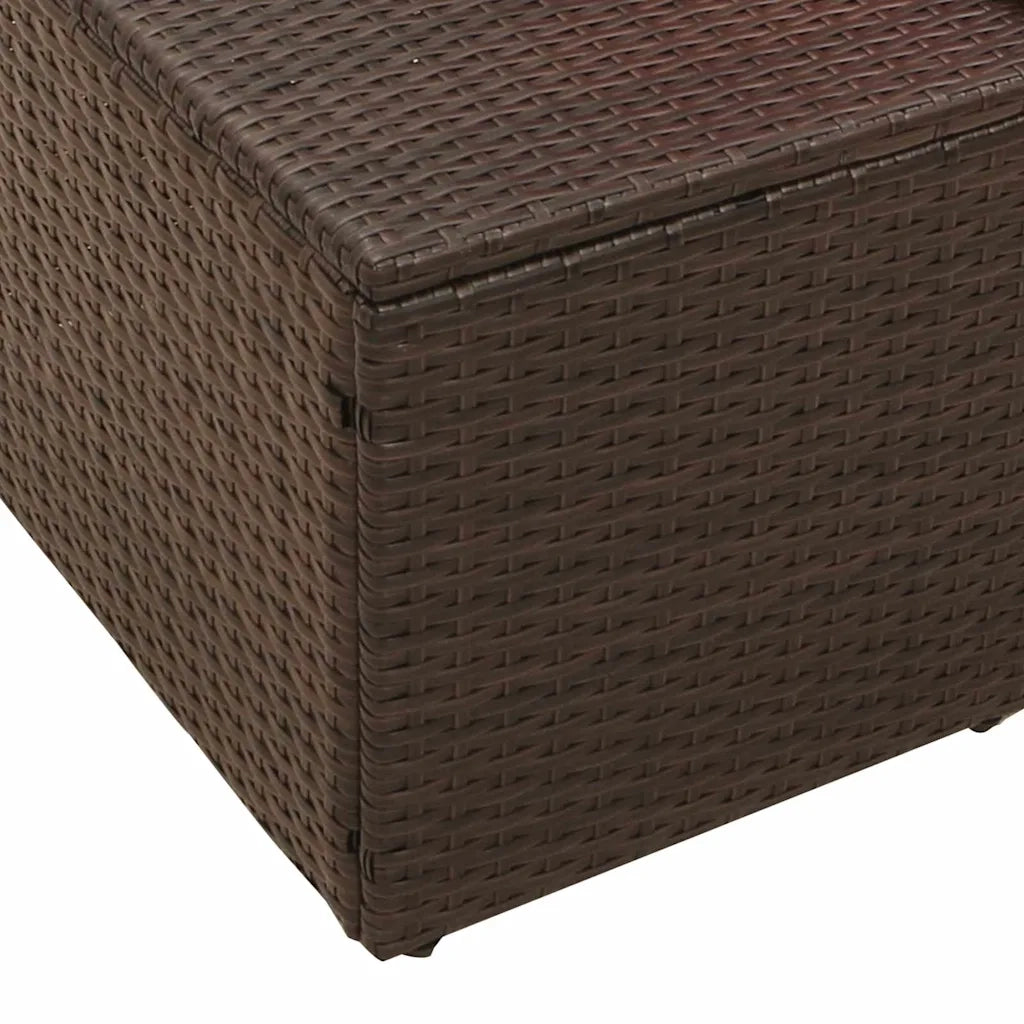 Divano da giardino Marrone 184 x 62 x 69 cm polyrattan 42006803