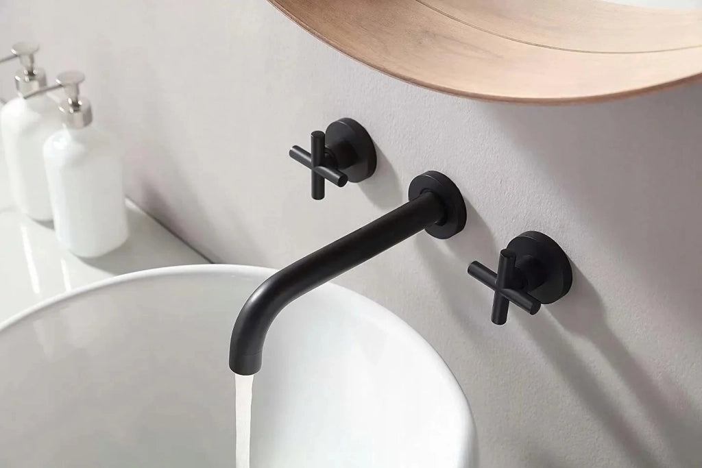 Rubinetto Da Incasso Rea Exit Black Mat