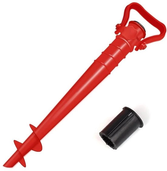Sostegno per ombrellone solare - Fissato al suolo - Realizzato in ABS resistente - Sostegno per ombrello - Resistente al vento - Resistente ai raggi UV - Lunga durata - Sostegno per parapluie