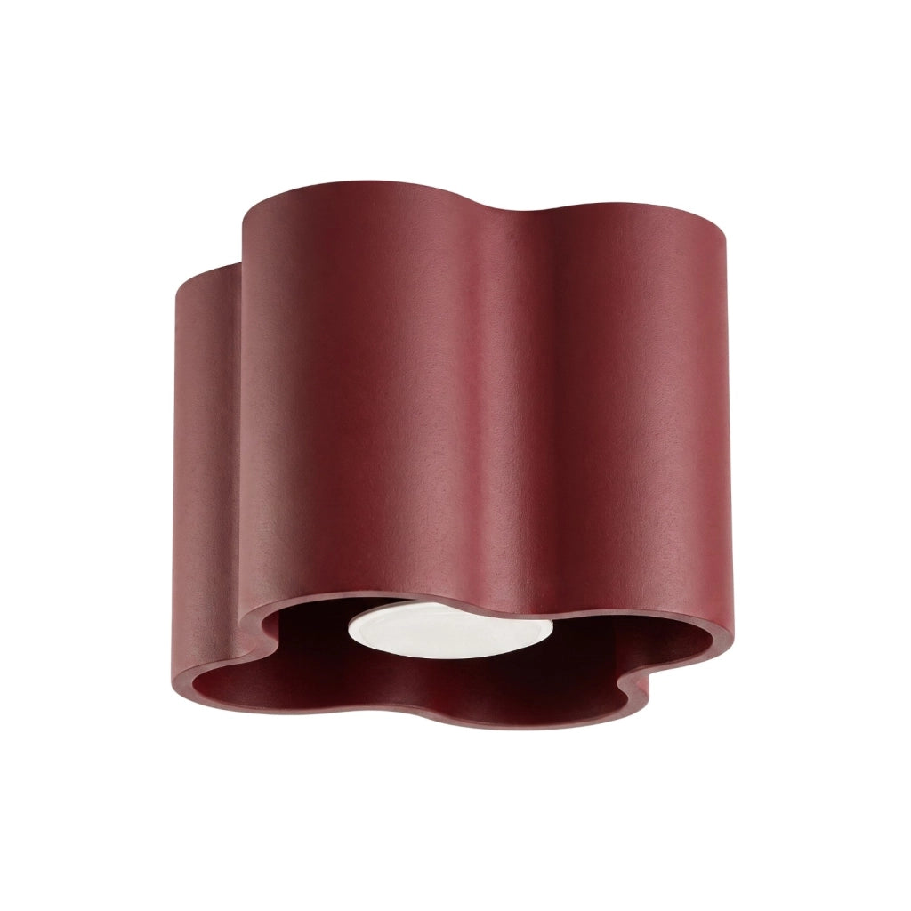 Plafoniera OVIO 1 bordeaux GU10