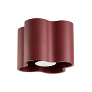 Plafoniera OVIO 1 bordeaux GU10