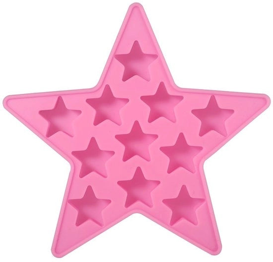Ice Cube Forma a Cinque Stelle con Silicone - Congelatore per Bar e Feste - Contenuto