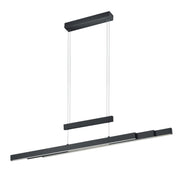 Lampadario LED Trajan nero CCT dimmerabile 45W Trio