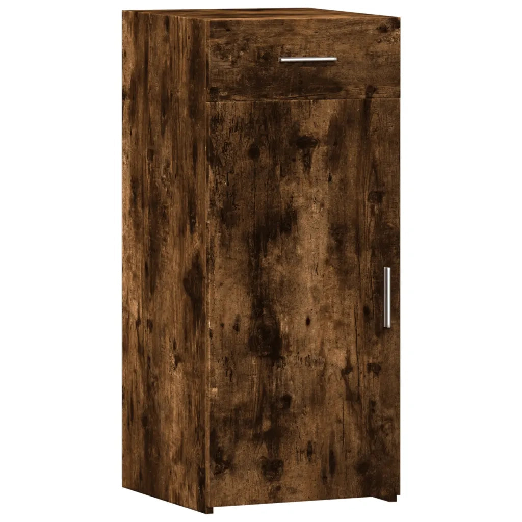 vidaXL Credenza Rovere Fumo 40x42,5x93 cm in Legno Multistrato