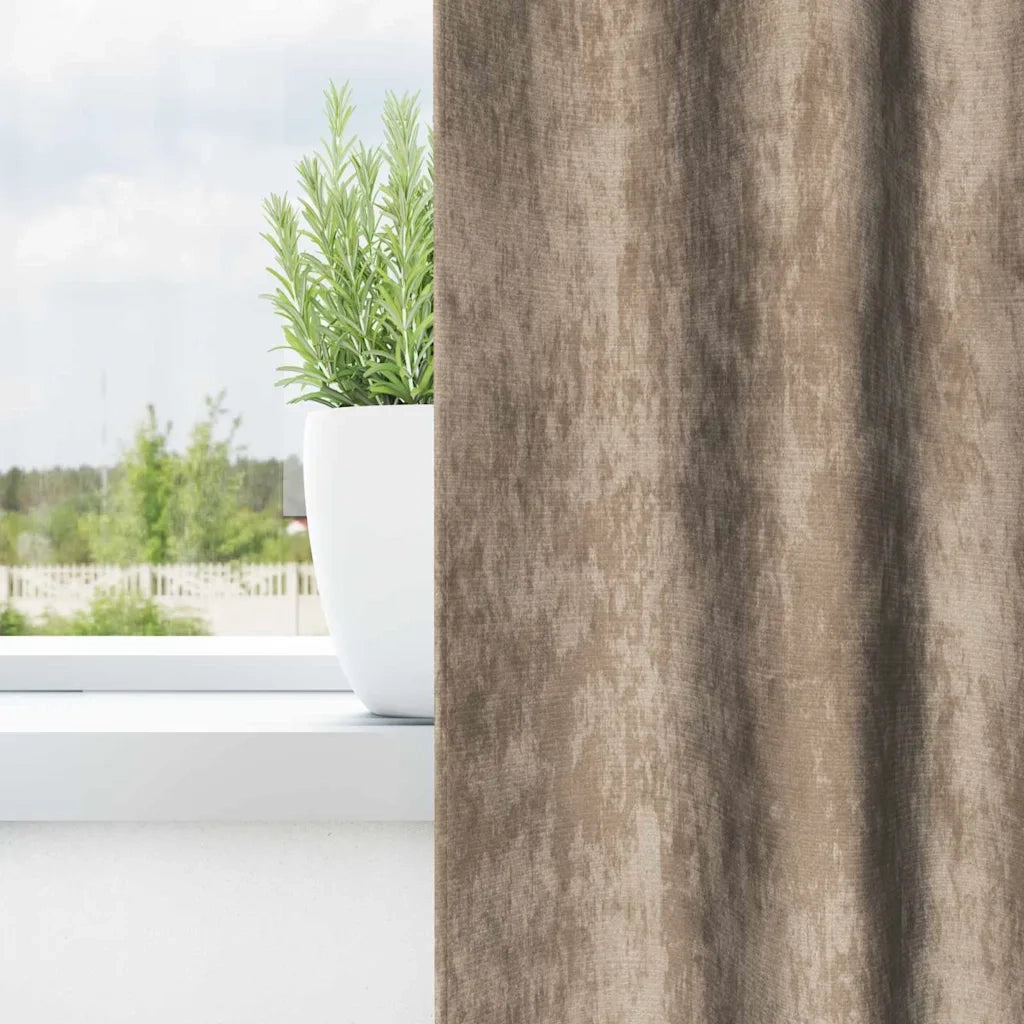 Tende in Velluto 2 pz Champagne 260 x 140 cm Velluto 4107677