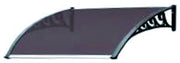 PENSILINA POLICARBONATO mod. Alveolare Marrone cm.100x150