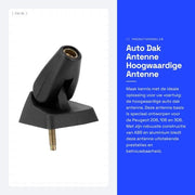 Antenna Dak Alta Qualità - Antenna Piede - Robusta/Duratura - Facile da Installare - Per 206/106/306 - Numero di Parte OEM 206 106 306