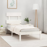 Giroletto Bianco in Legno Massello 90x190 cm Single 3104639