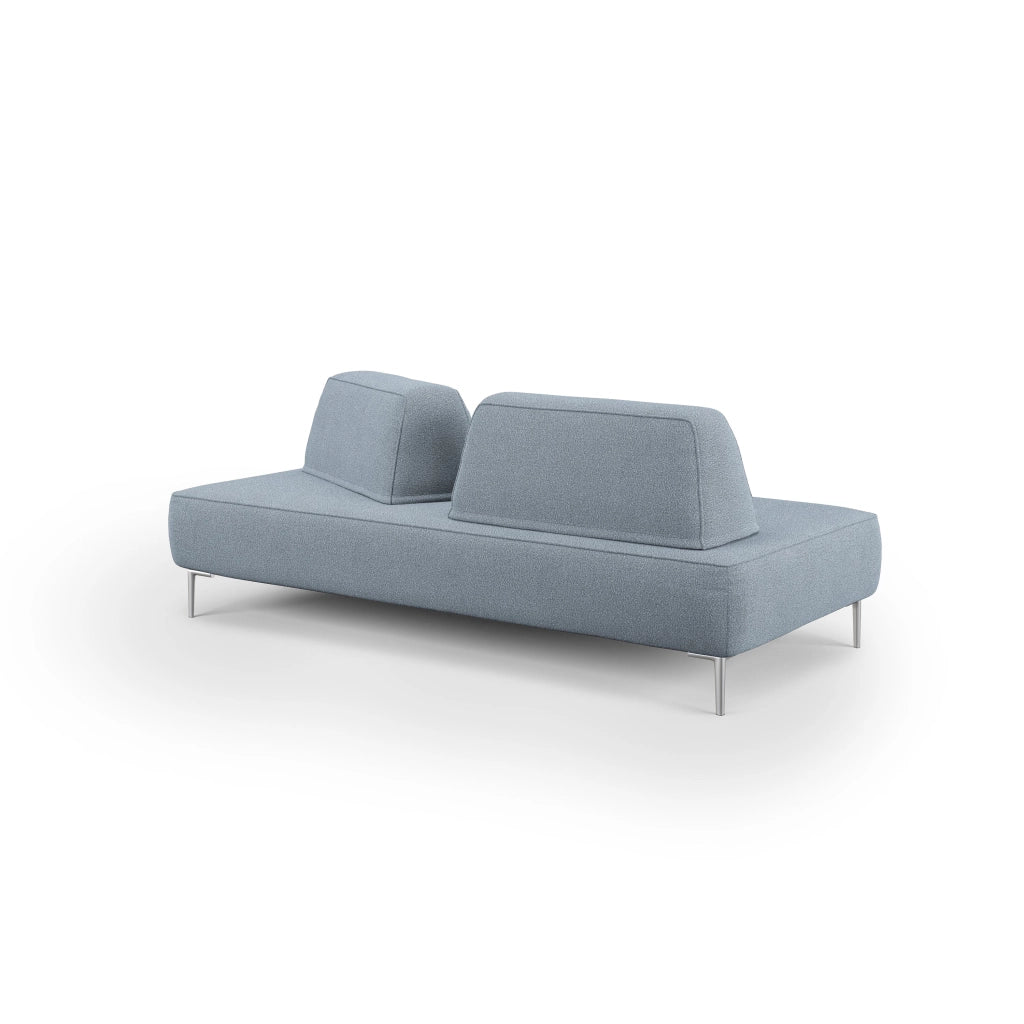 Newton Divano modulare con schienali movibili T07 167 cm blu