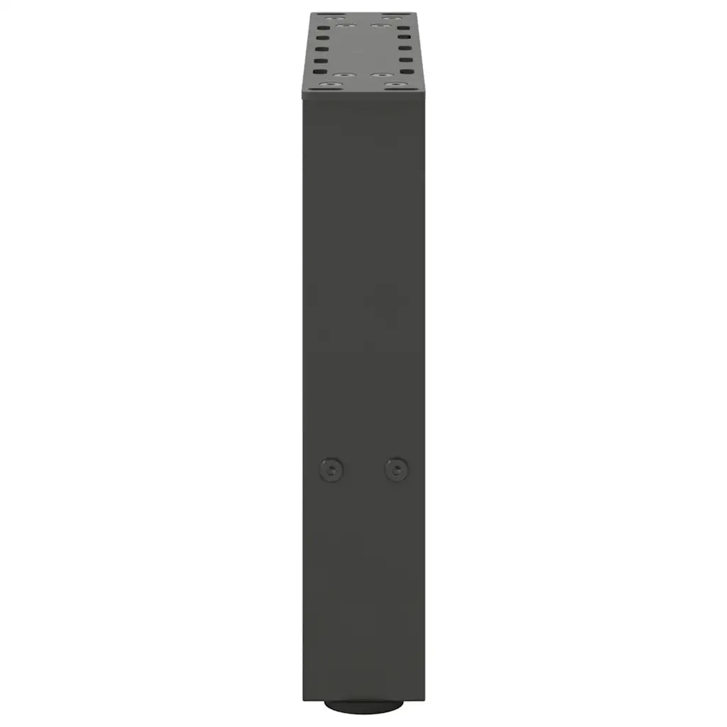 Gambe per Tavolino da CaffÃ¨ Antracite 2 pz 30x(30-31) cm Acciaio