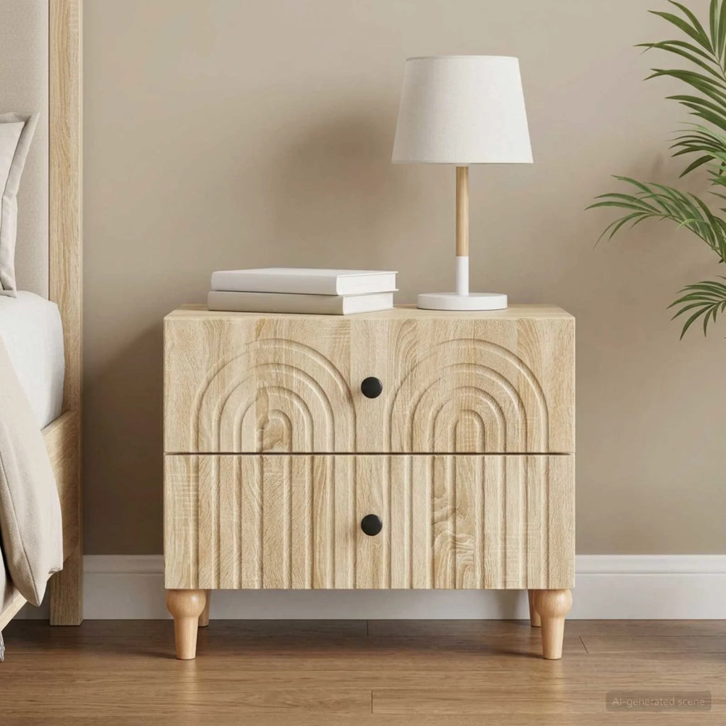 Armadio da Notte con cassetto Rovere Sonoma 62 x 34,5 x 48 cm 894087