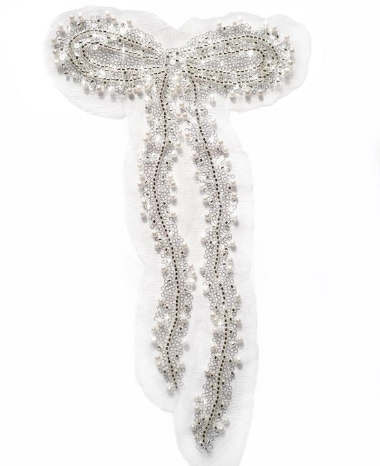 Bordure per grande applicazione - Pailletten - Pannelli per bordi - Accessori per matrimoni - 17 cm x 28 cm - Applicatore