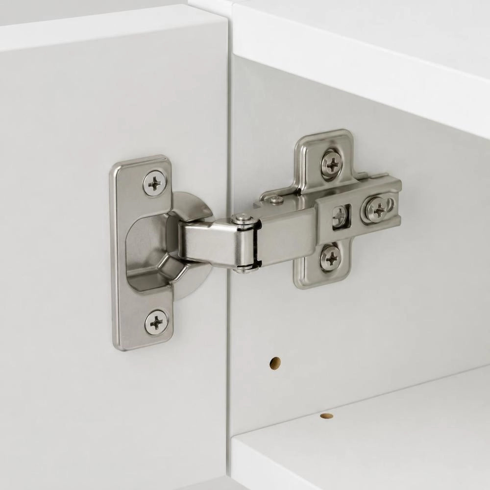 Wall Cabinet, White, 80 X 39 X 40 Cm, Wood-based Material