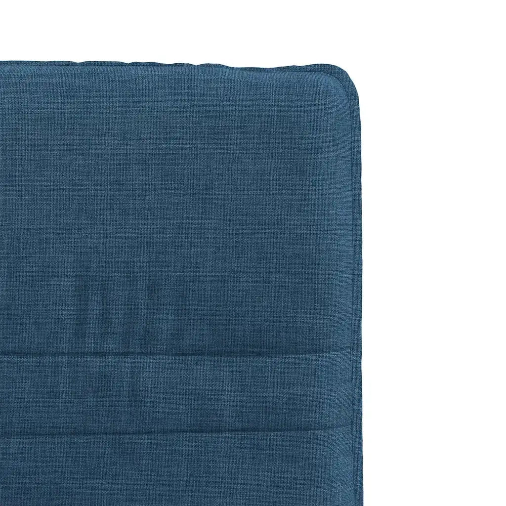 vidaXL Sedie da Pranzo 4 pz Blu in Tessuto