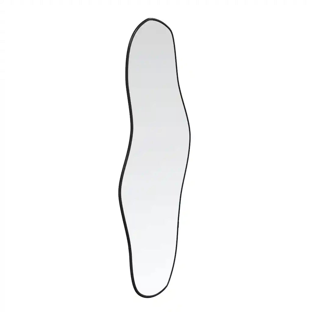 Specchio da Parete-Specchio a Muro-Specchio Decorativo Nero 70x30 cm
