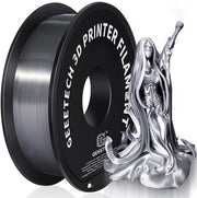 Filamento PLA 1,75 mm - 1KG Spira - Laminazione Argento - Filamento per Stampante 3D - Tecnologia Innovativa - Adatto per la Stampa 3D - Filamento per Stampante 3D