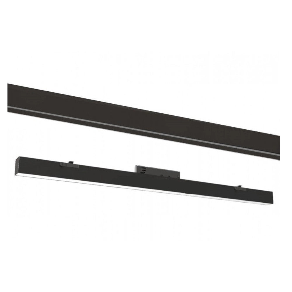 Trade Shop - Plafoniera Lampada Barra Lineare Led Per Binario Trifase 40w Cct 3in1 110° Ip20 Dl36120-3c - Nero