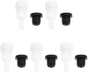 Illuminazione di sicurezza per serbatoio carburante - Regolazione della circolazione dell'aria affidabile - 5 Set - Compatibile con 4500/5200 sega a catena - Costruzione duratura - Installazione semplice - Prevenzione di perdite di carburante - Valvola