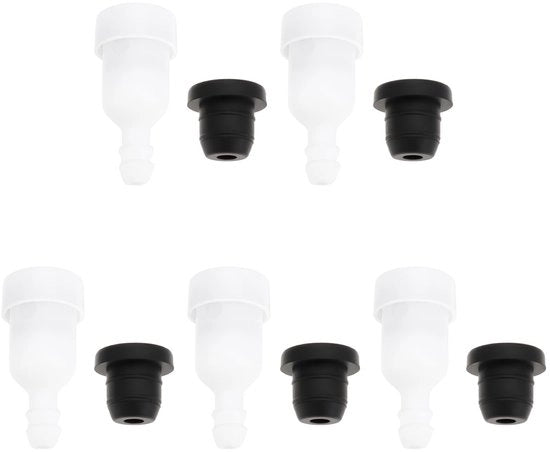 Illuminazione di sicurezza per serbatoio carburante - Regolazione della circolazione dell'aria affidabile - 5 Set - Compatibile con 4500/5200 sega a catena - Costruzione duratura - Installazione semplice - Prevenzione di perdite di carburante - Valvola