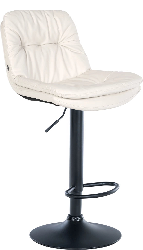 Barhocker Laurel Kunstleder schwarz