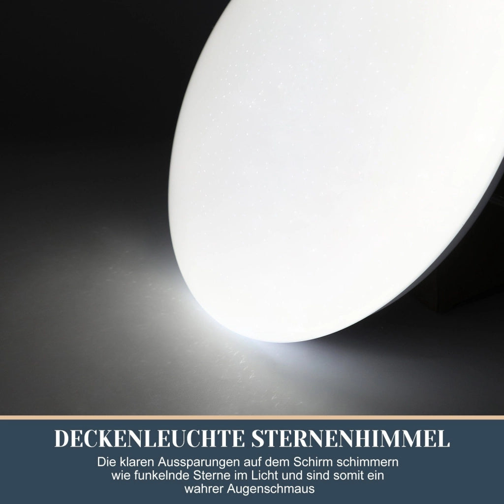 ZMH Lampada da soffitto a LED Starry Sky 12W Ø25cm per camera da letto