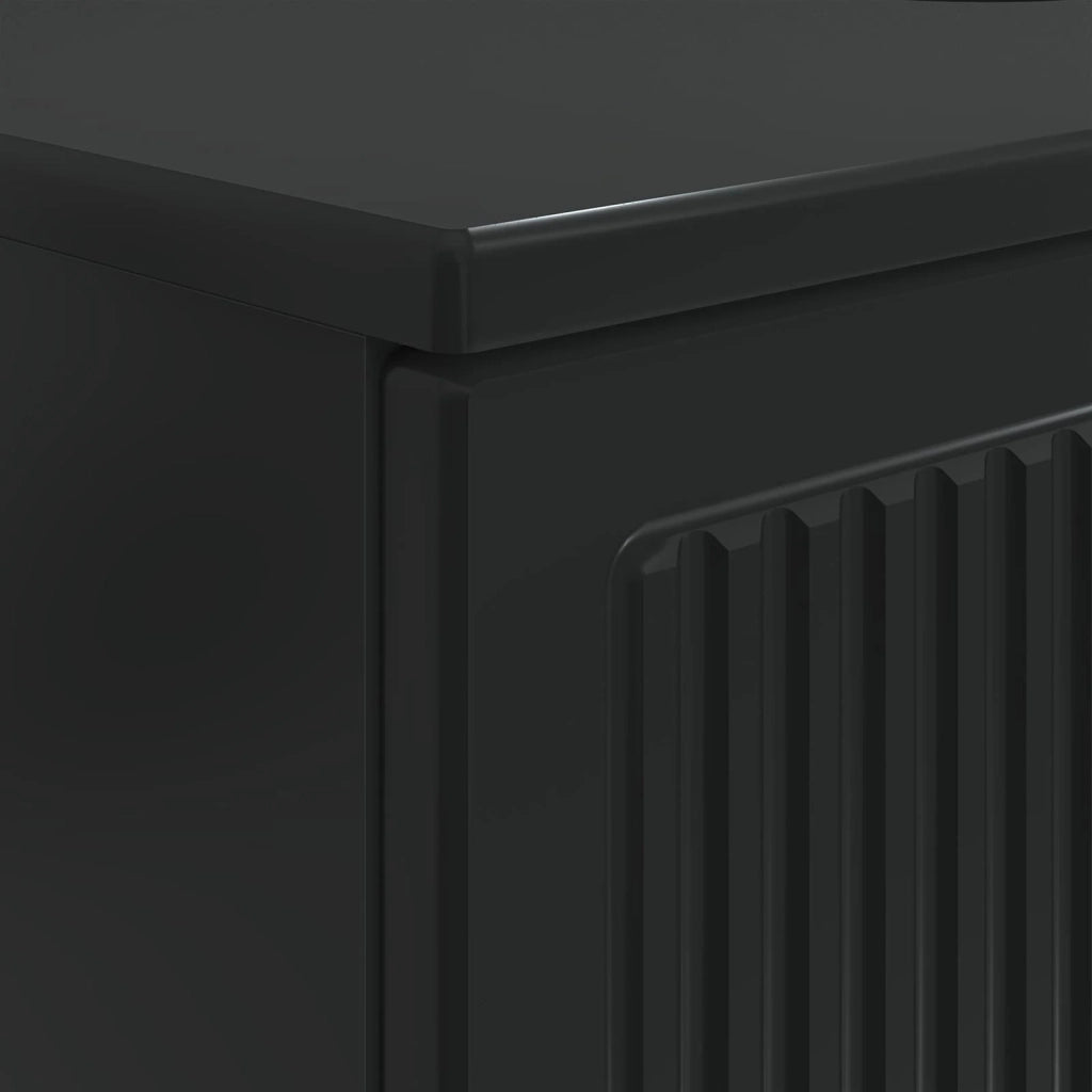 Armadio per Lavabo da Bagno EDE Nero 82 x 41 x 59 cm 895916