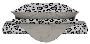 Copripiumino Singolo con Federe Stampato in Microfibra Ingrid