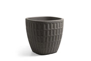 Vaso TYLE Quadrato in resina 40 cm - arredo moderno giardino fioriera Colore: Antracite