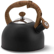 Pentola a Vapore 2,5 l Nero per Fornello Superiore Pentola Vapore Emettente Suoni - Induzione Gas Ceramica Elettrica