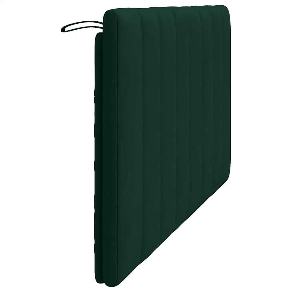 Cuscino Testiera Hanko Verde Scuro 160 cm in Velluto CFW3795630