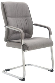Sedia Anubis XXL in tessuto grigio