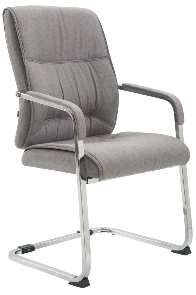 Sedia Anubis XXL in tessuto grigio