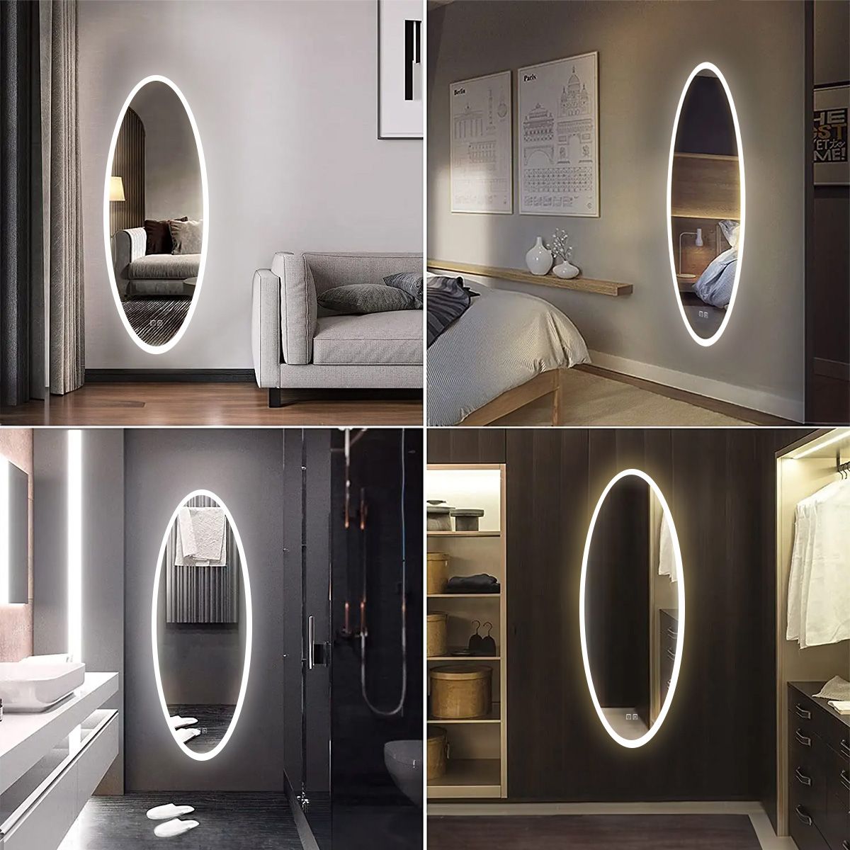 Specchio Led 50x120cm Wwa