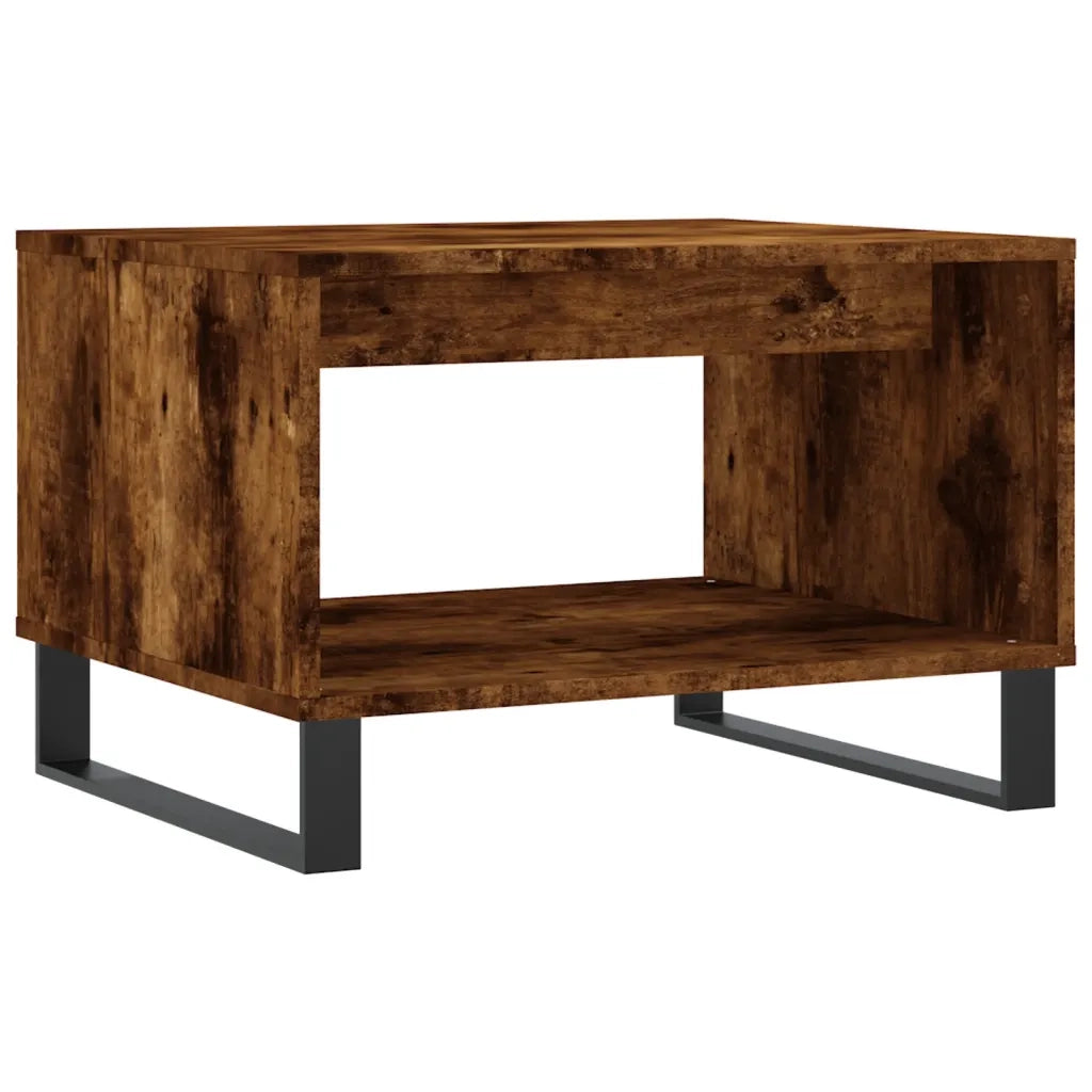 Tavolino da salotto | Tavolino da caff¨¨ | Tavolino da Soggiorno Rovere Fumo 60x50x40 cm Legno Multistrato