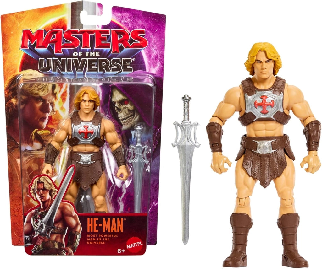 Masters of the Universe - He-Man, action figure articolata con Spada del Potere, ispirata a Nicholas Nick Galitzine dal