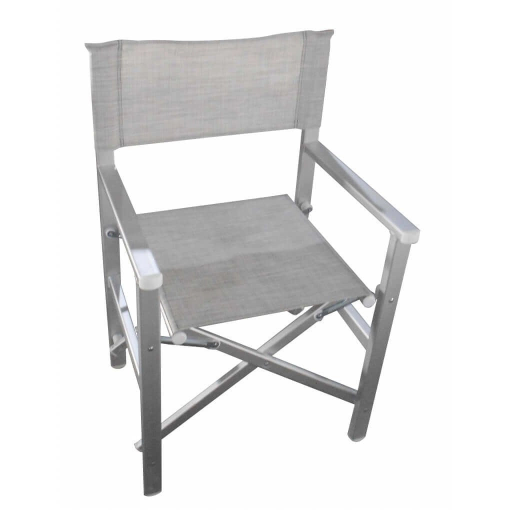 Poltrona da spiaggia e campeggio regista in Alluminio Textilene cm 55x46x88 - LIP