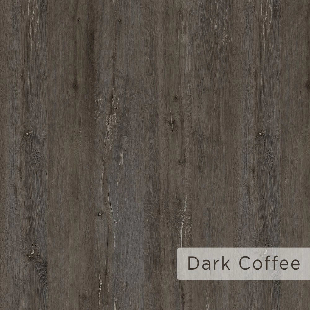 Lampada da terra in legno con libreria Giorno 45x163,5 colore dark coffee