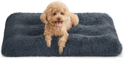 Letto per cani, materasso per animali domestici, morbido, 80 x 50 cm, imbottitura morbida, lavabile in lavatrice, cuscino per cani, multifunzionale, grigio scuro