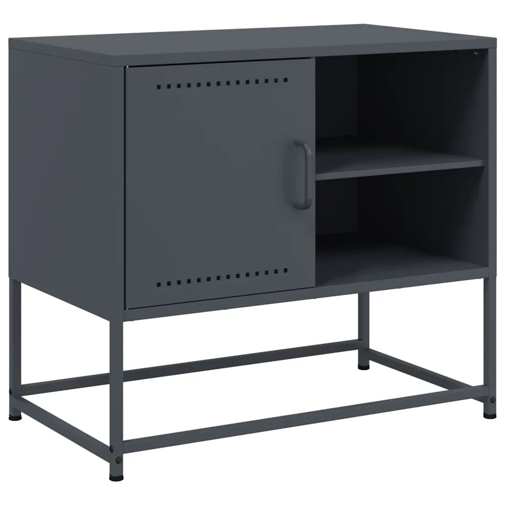Mobile TV Antracite 68x39x60,5 cm in Acciaio