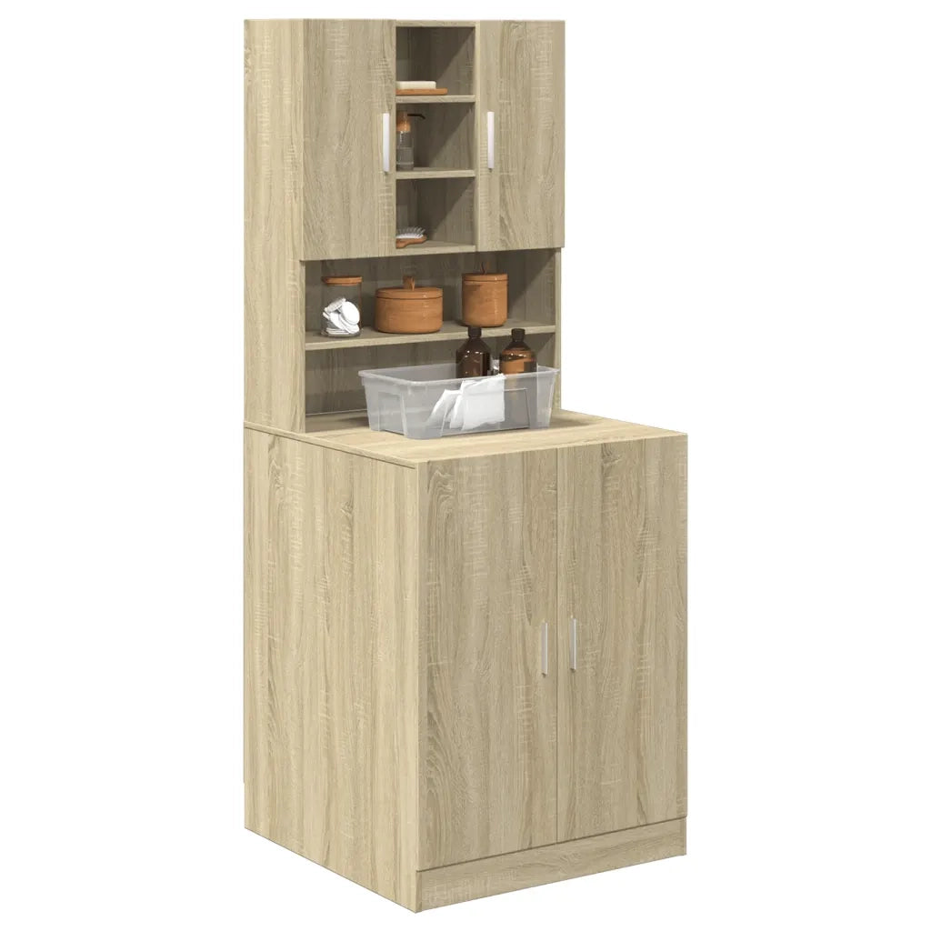 Mobile per Lavatrice Rovere Sonoma 70,5x24x90 cm 849648