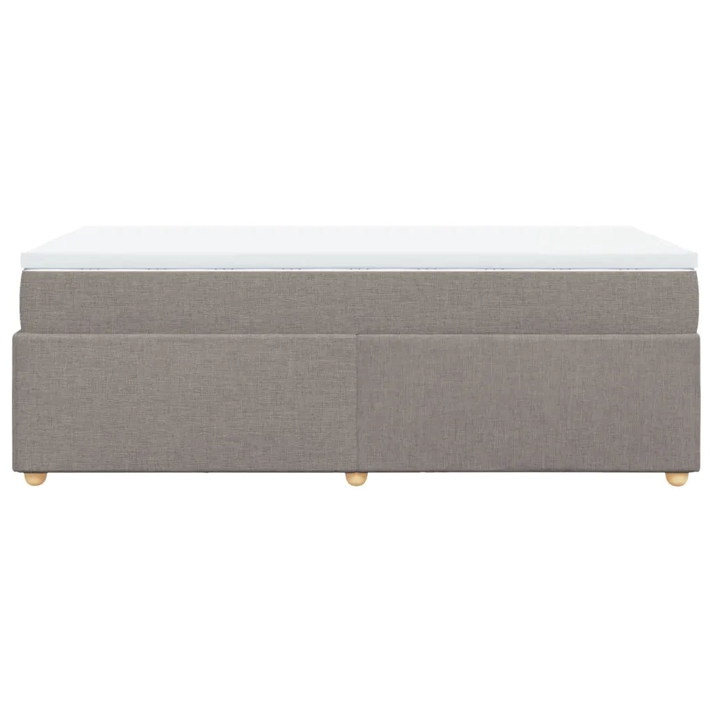 Giroletto a Molle con Materasso Tortora 90x200 cm inTessuto 3285349