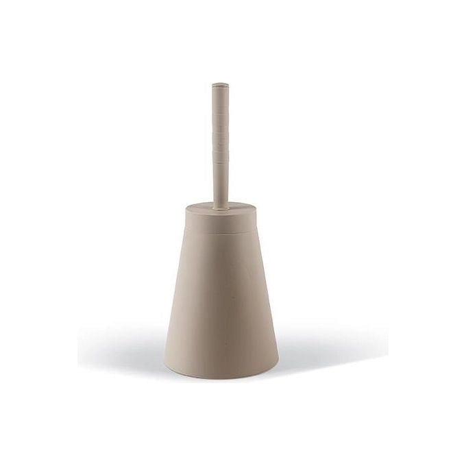 Perfetto 0089 Portascopino WC con Coperchio in Polipropilene forma conica colore Bianco
